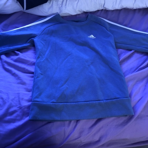 Adidas pullover blue - Picture 2 of 4